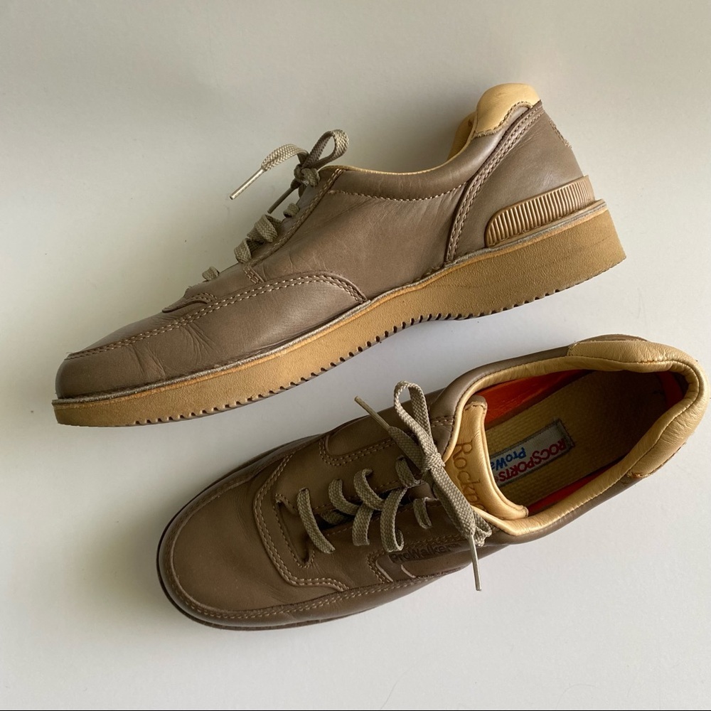 Rockport Shoes nurse brown moccasins